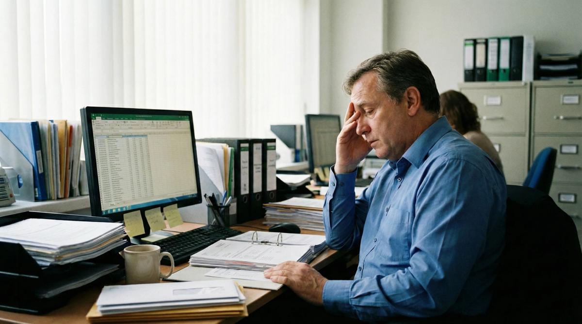 Empresário avaliando planos da plataforma de RH OpeRH